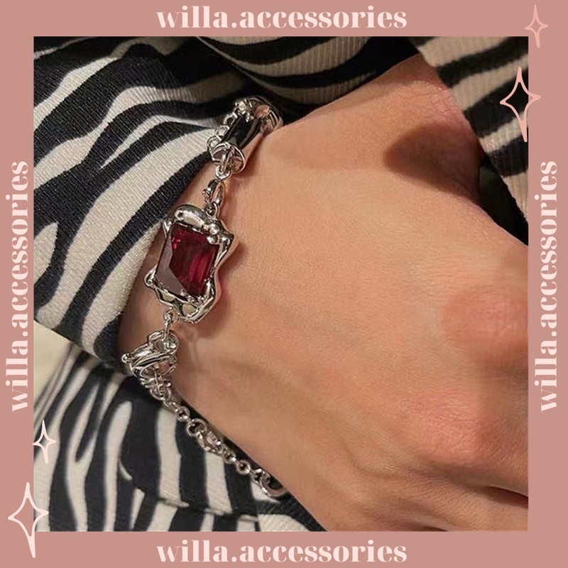 Vòng tay cá tính phối đá trên dưới cá tính thanh lịch xinh đẹp - Willa.accessories