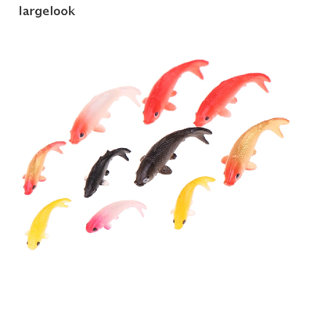 [largelook] 5pcs Dollhouse Miniature Fish carp Doll House Home Ornament Toy For Dollhouse ♨HOT SELL