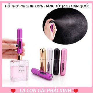 Lọ, Vỏ, Ống, Chai Chiết Nước Hoa Trực Tiếp 5ML - 8ML Dạng Xịt (Không Cần Dụng Cụ Chuyên Dụng)