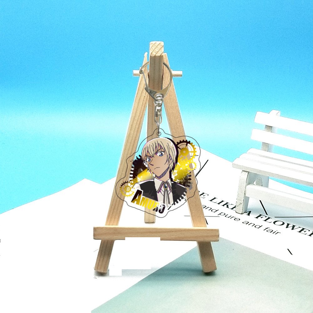 (Mica trong acrylic) Móc khóa THÁM TỬ LỪNG DANH CONAN ver BÁNH RĂNG CƯA Detective Conan anime chibi dễ thương xinh xắn