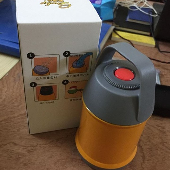 Bình Ủ Cháo Giữ Nhiệt Nóng Lạnh 2 Lớp