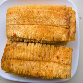 Khô mực tẩm nguyên con nhà làm - 100% mực khơi, khô ráo, vừa ăn, không hóa chất 500g