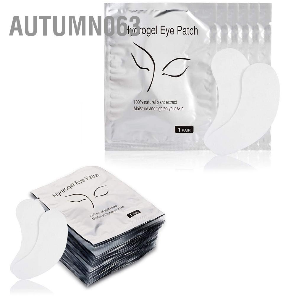 200 cặp Ghép dán lông mi Gel dưỡng ẩm Eye Film Patch Mask Dụng cụ mở rộng lông mi Autumn063