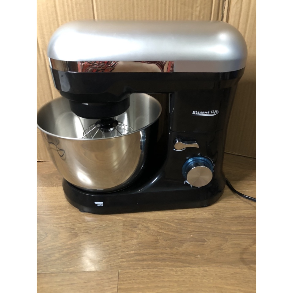 Máy  nhào bột Elegant Life 4.5L 1000W SM-1510N - Hàng chính  hãng - Trộn salad, làm chả giò, trà  bông..