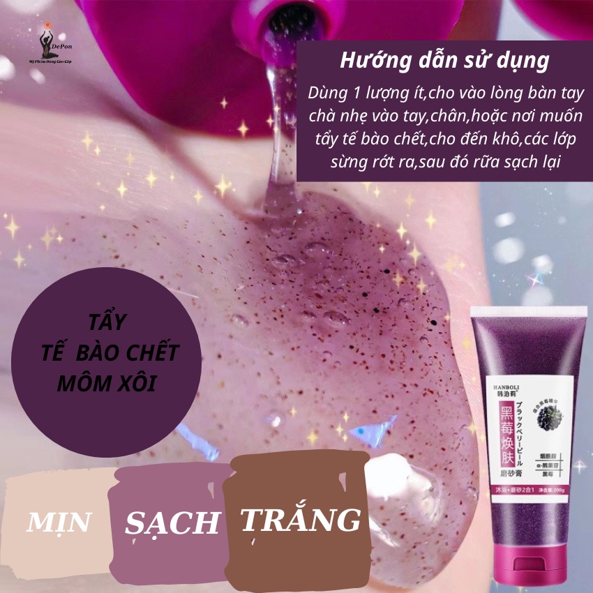 Tẩy Tế Bào Chết Hương Cam Sạch Da Cho Da Sạch Lỗ Chân Lông