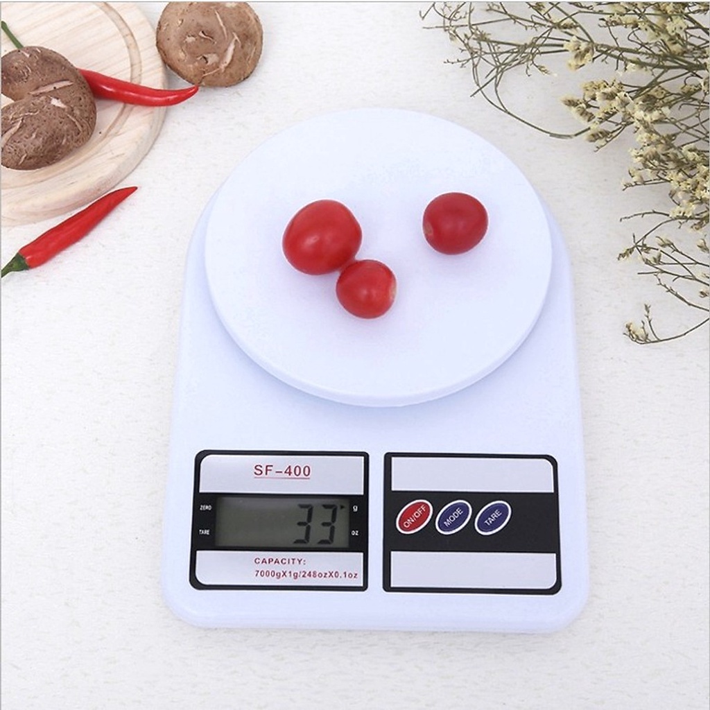 Cân tiểu ly điện tử, Cân điện tử Electronic Kitchen Scale SF400 10KG.