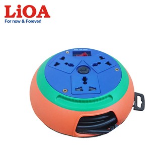 Ổ cắm điện quay tay 3 ổ Lioa DB53-10A