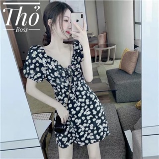 D04 - ĐẦM HOA CÚC CỔ RỘNG