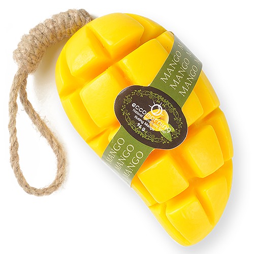 Xà Bông Thiên Nhiên Handmade eccomorning Hình Quả Xoài - Mango Soap