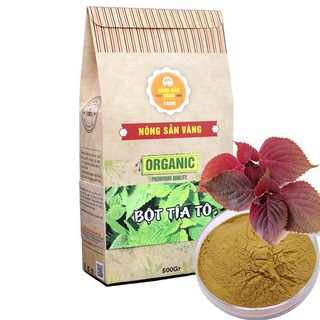 Bột tía tô nguyên chất 500gr - Nông Sản Vàng