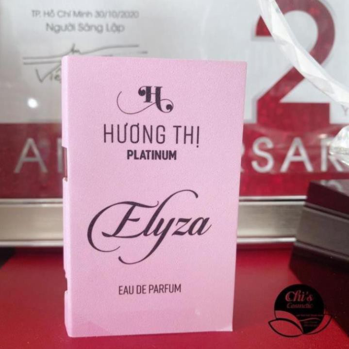 MẪU THỬ NƯỚC HOA NỮ ELYZA 2ml - HƯƠNG THỊ PLATINUM [HÀNG TẶNG KHÔNG BÁN]