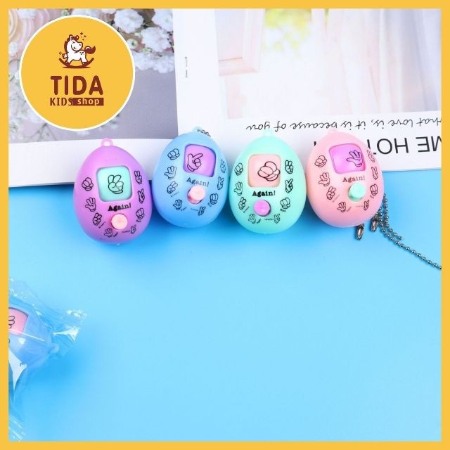 Móc Khóa Oẳn Tù Tì ⚡ HOT TREND ⚡ Đồ Chơi Giải Trí Kéo Búa Bao Mini Giá Tốt, Quà Lưu Niệm TiDa Kids Shop