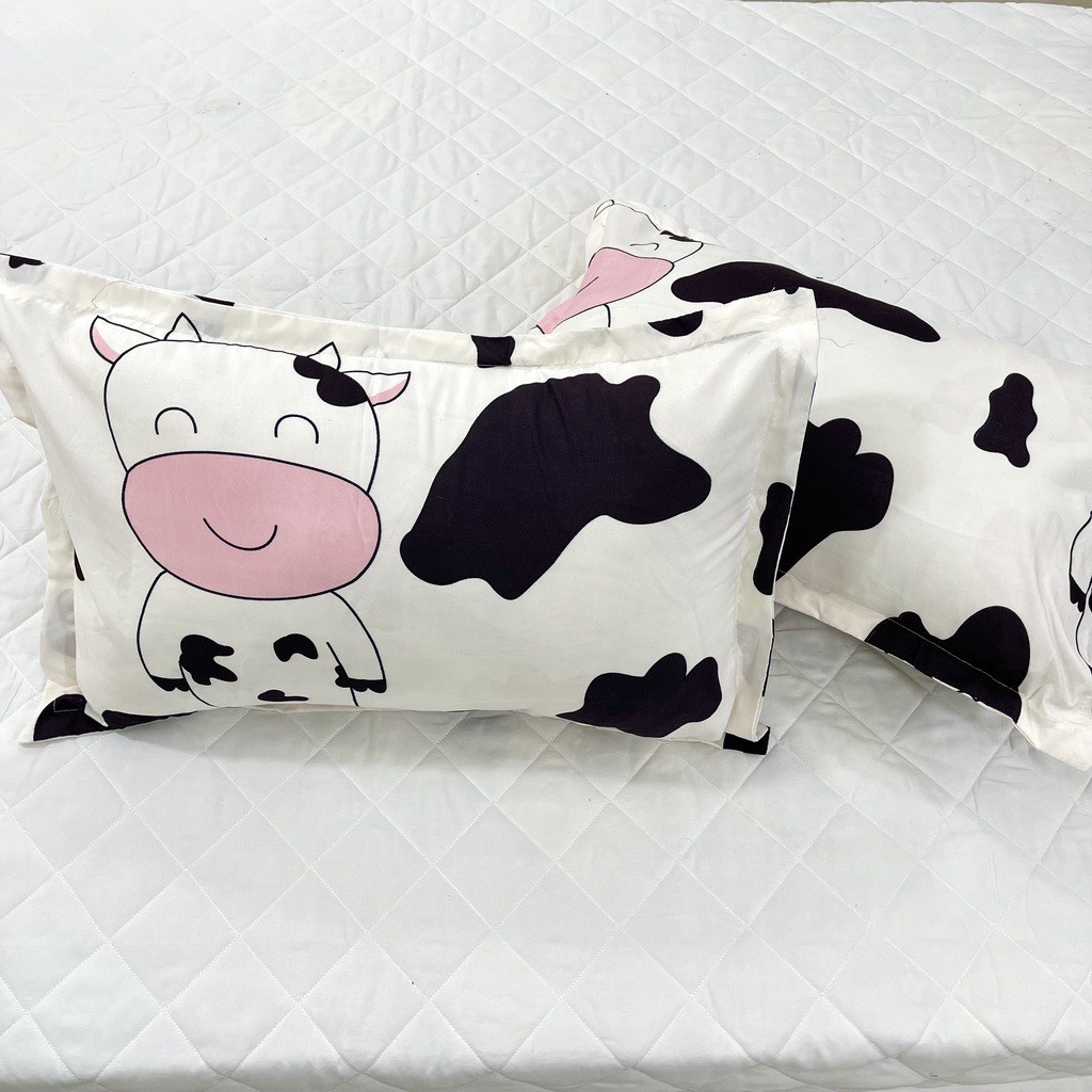 Vỏ gối nằm 45x65cm Cotton Poly nhiều mẫu cute