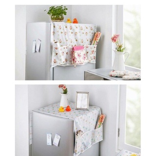 Tấm phủ tủ lạnh có ô để đồ