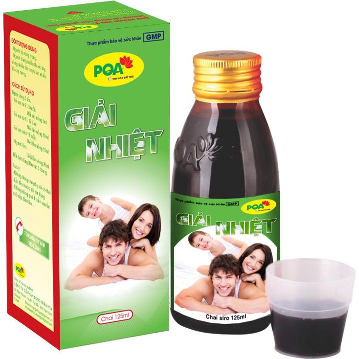 PQA Giải Nhiệt dùng cho người hay bị nóng trong, dùng nhiều thuốc tây, bia rượu, chai 125 ml