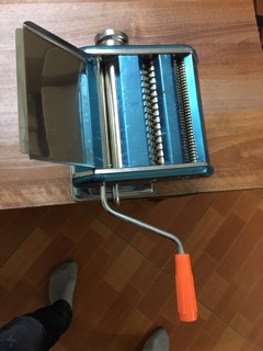 Máy cán mì cắt mì 2 lưỡi cắt