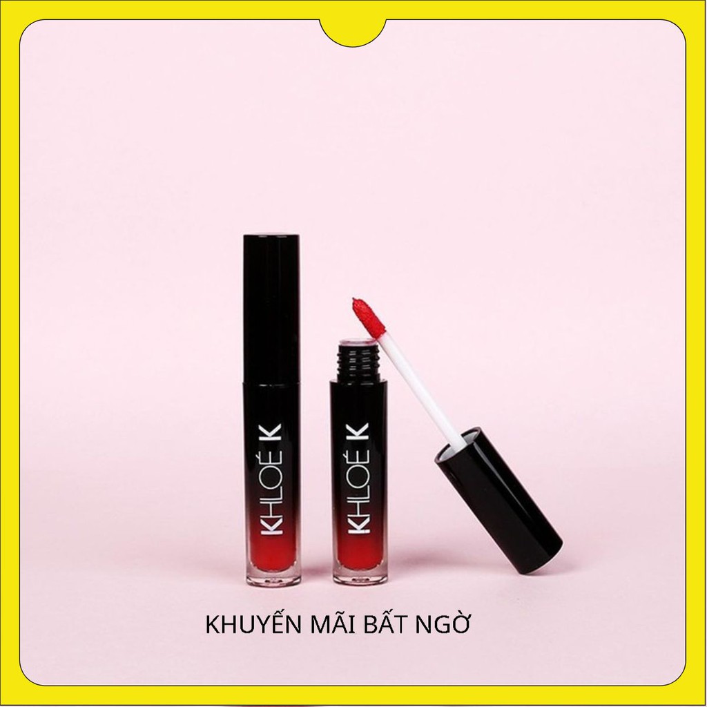 Combo 2 Son Dưỡng dạng kem Cao Cấp Khloe K Màu Đỏ Cam Osara_shop