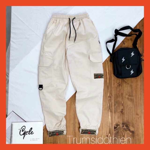 [👉Túi hộp - Cực Chất !!] Quần jogger kaki túi hộp dán gấu siêu hot, quần kaki, quần jogger nam , quần baggy | BigBuy360 - bigbuy360.vn