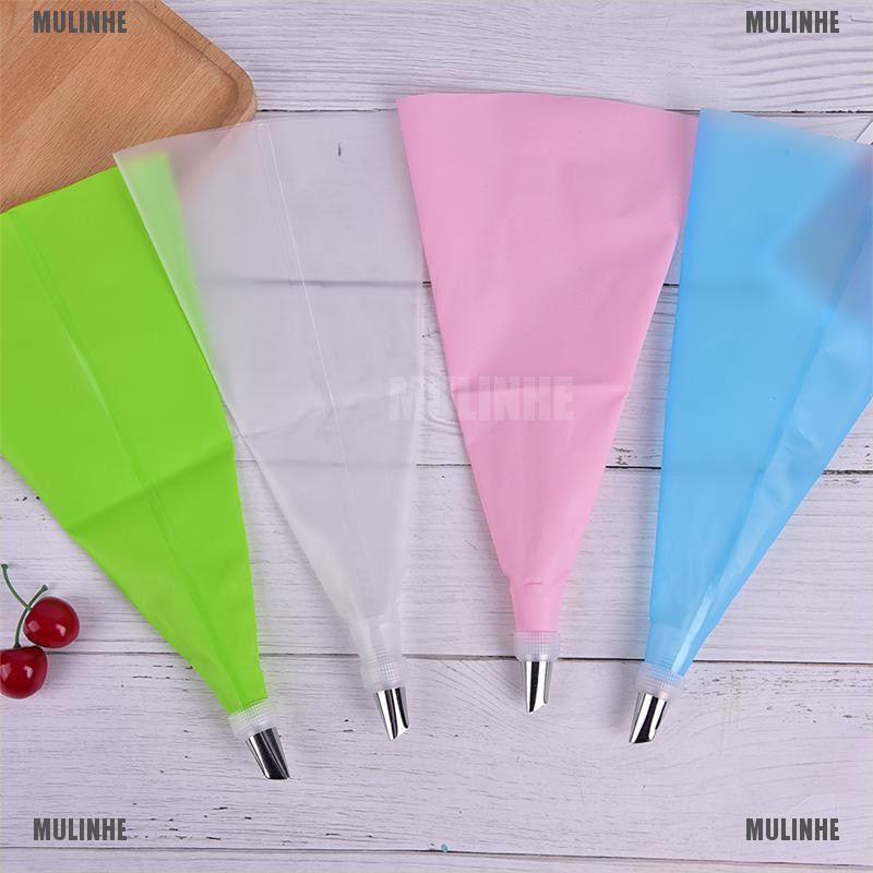 Bộ Túi Bắt Bông Kem Bằng Silicone Tiện Dụng