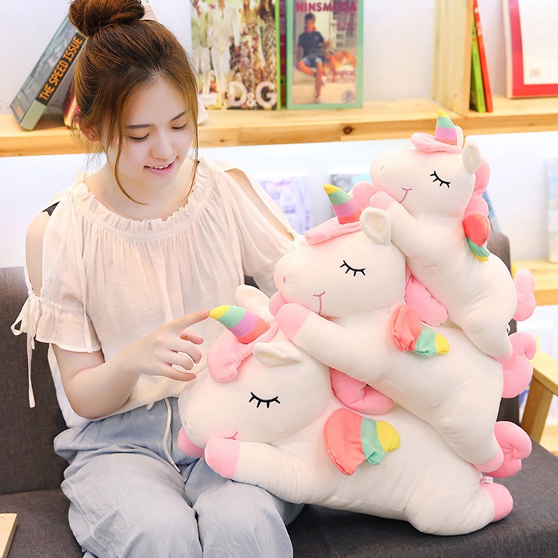 Gối gấu bông kỳ lân Unicorn (Giao ngẫu nhiên) PA9331