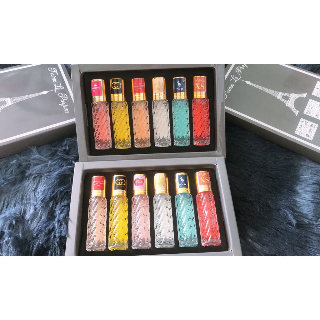 Set nước hoa mini 6 chai | Thế Giới Skin Care