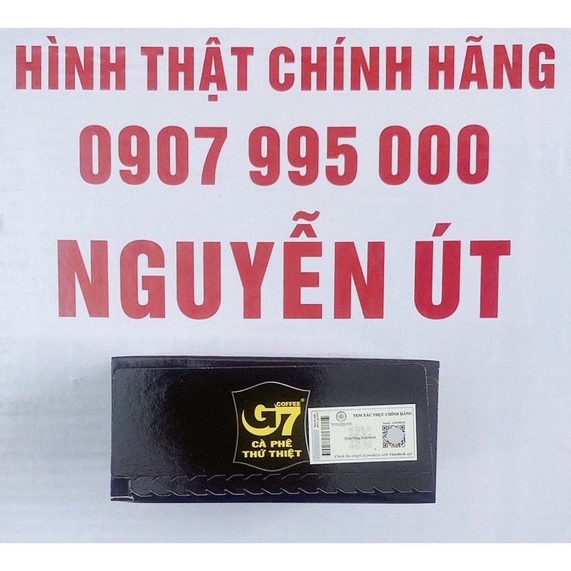 cafe g7 đen đá 2 in 1 hộp 15 gói x 16g