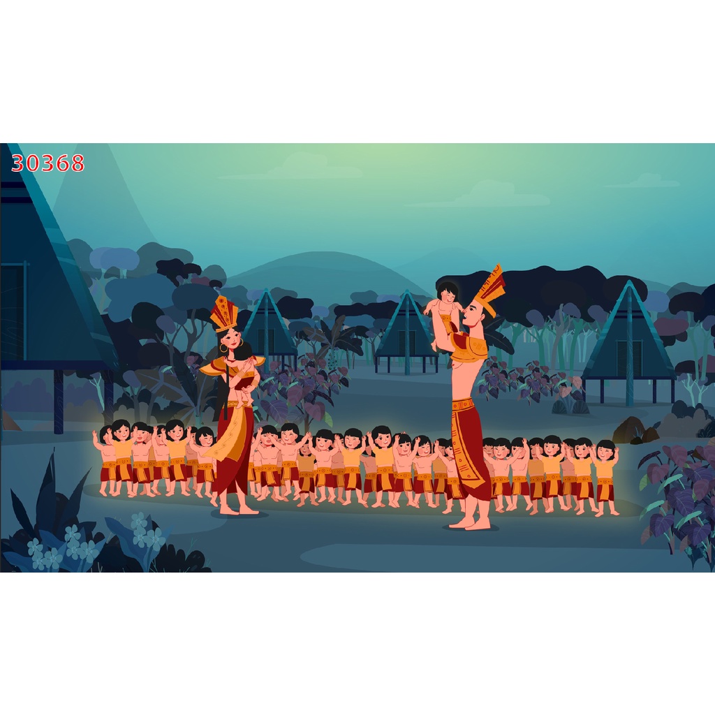 Tranh Dán Tường Giành Cho Trẻ Em chủ đề vườn thú vui vẻ Khổ Lớn