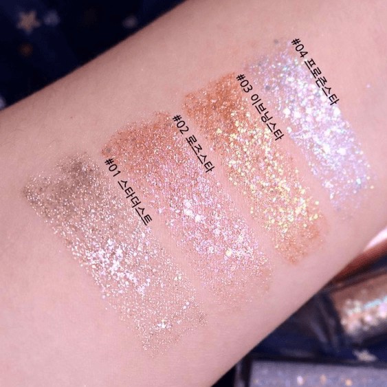 DATE 01/2022 Gel Nhũ Mắt Nước Lấp Lánh Romand The Universe Liquid Glitter 2g | BigBuy360 - bigbuy360.vn