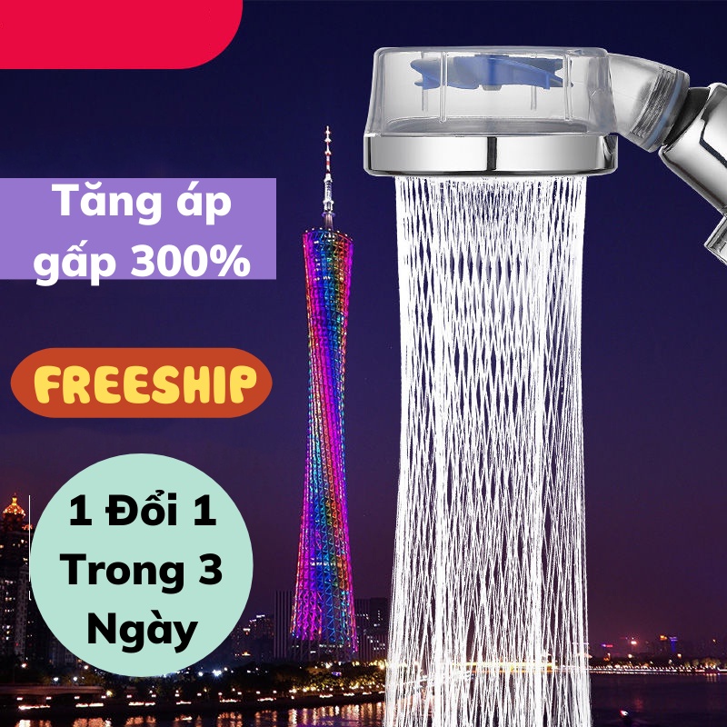 Vòi Hoa Sen Tăng Áp Cao Cấp Không Gỉ Siêu Bền KHO GIA DỤNG HOÀNG ANH