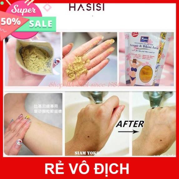 [CHÍNH HÃNG] Muối Tắm Tẩy Tế Bào Chết Làm Sáng Da Vùng Nách Và Bikini YOKO WHITENING SPA SALT