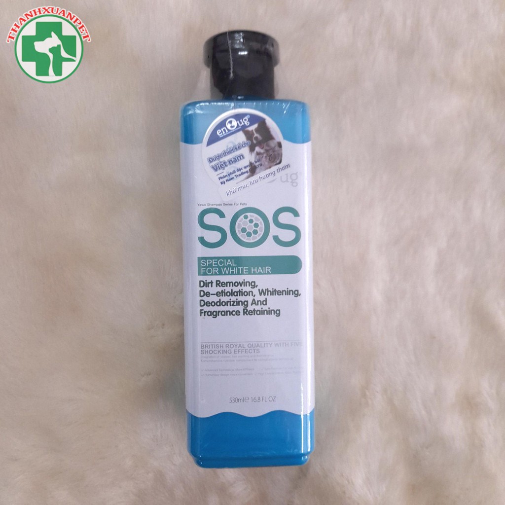 Dầu tắm chó mèo SOS 530ml