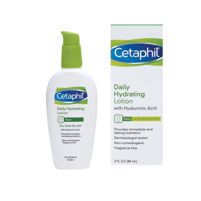 Kem dưỡng ẩm da mặt Cetaphil Daily Hydrating Lotion cho da khô da nhờn da nhạy cảm