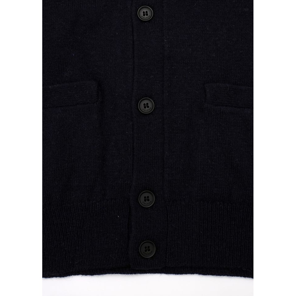 Áo Khoác Len Nam Cardigan Màu Xanh Navy - FO76 SHOP