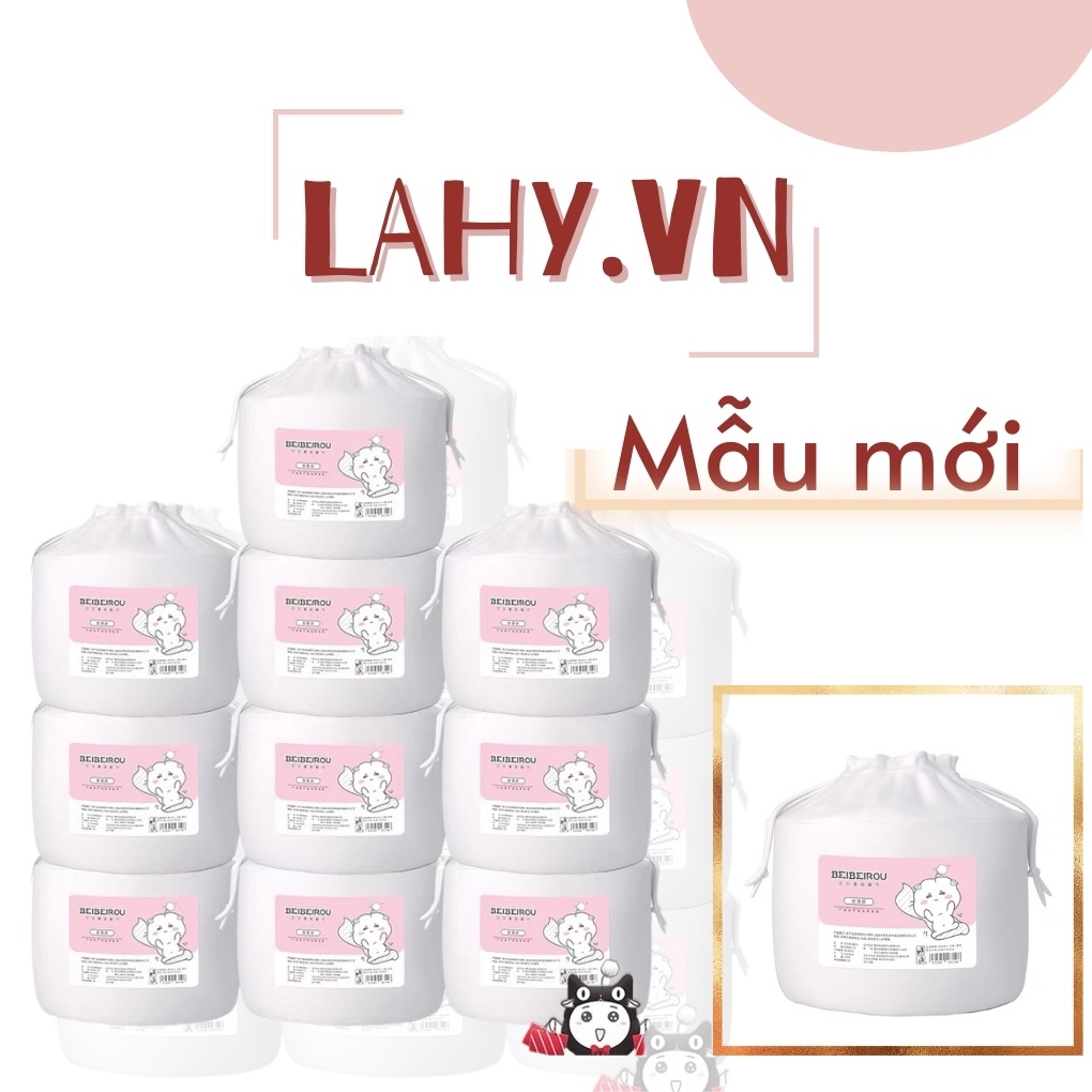 Giấy lau mặt cuộn to Beibeirou chính hãng dùng 1 lần lau khô/lau ướt