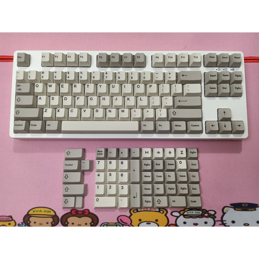 Giá siêu sốc Bộ Keycap 9009 Retro Profile Cherry 158 phím, 146 phím, 134 phím