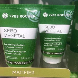 Sữa rửa mặt yves rocher dành cho da nhờn ( kèm bill xách tay từ Pháp)