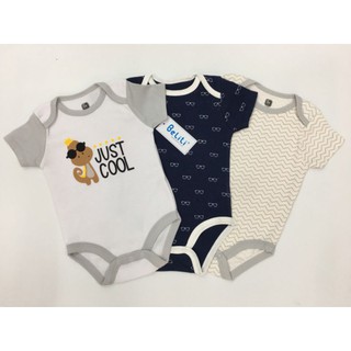 Sét 3 body chip cộc tay cho bé