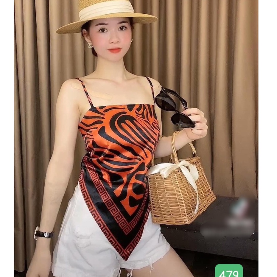 Áo yếm lụa thổ cẩm ANDISTORE