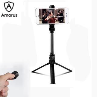 Gậy chụp ảnh Selfie Amorus TX-10 hỗ trợ kết nối Bluetooth kèm remote điều khiển