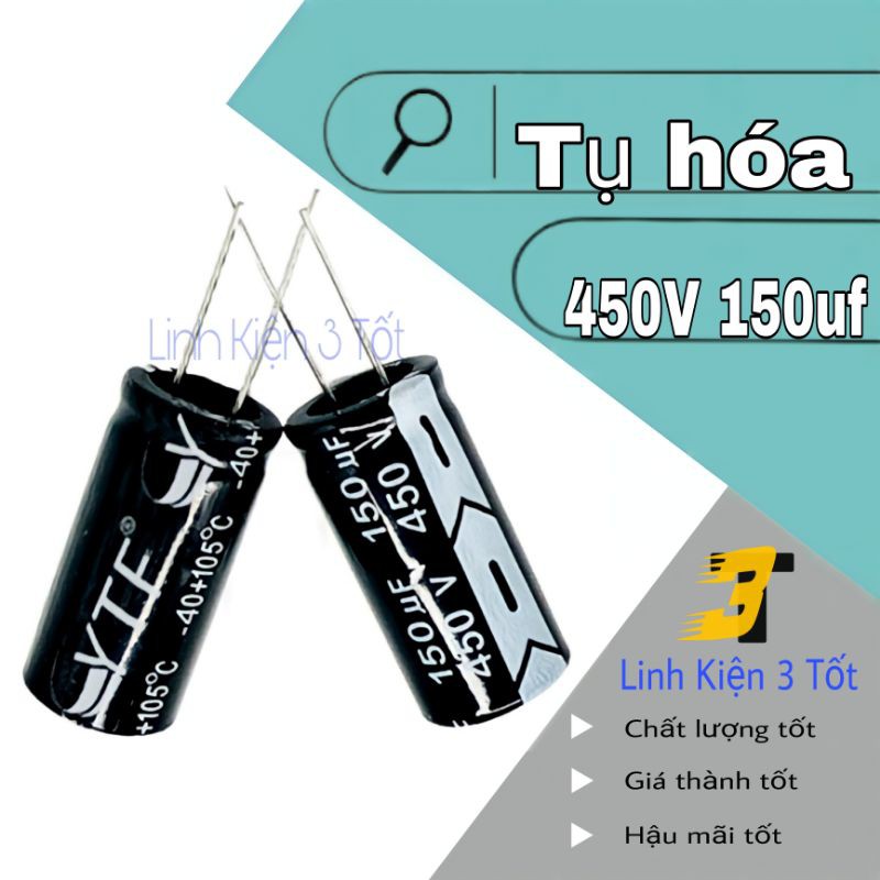 Tụ hóa 450v 150uf
