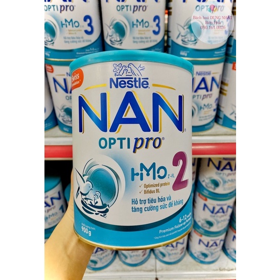 Sữa bột NAN Optipro số 2  date 2025 mẫu mới