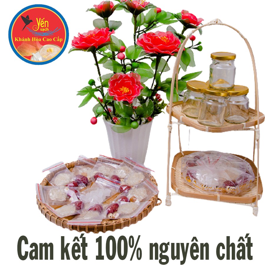 Yến Sào Khánh Hòa 100g - Yến Baby Sơ Mướp Ngon Chất Lượng GẤP 10 LẦN Yến Vụn