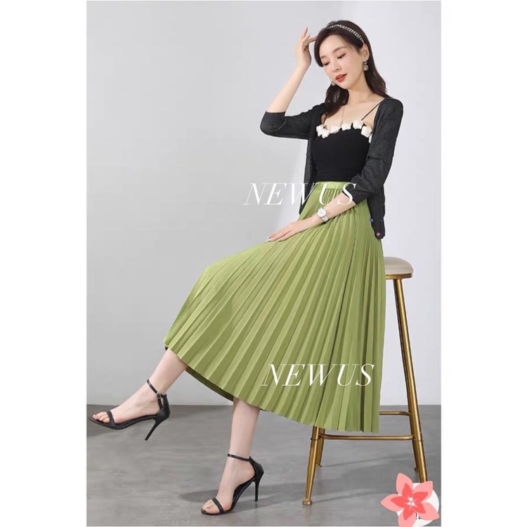 Chân Váy Xếp Ly Quảng Châu, Không Nhăn Nhàu