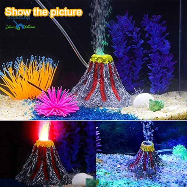 Phụ Kiện Đá Núi Lửa Nhân Tạo Trang Trí Bể Cá