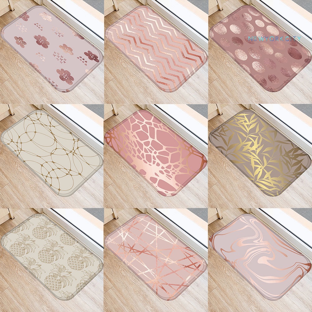 Thảm lót cửa chùi chân Chống Trượt Hình Bướm Dành Cho Gia Đình