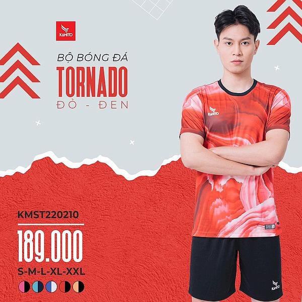 Bộ Quần Áo Bóng Đá Chính Hãng Kamito Tornado - Mẫu Mới Nhất 2022