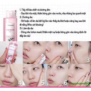 Nước hoa hồng mamonde water toner 250ml
