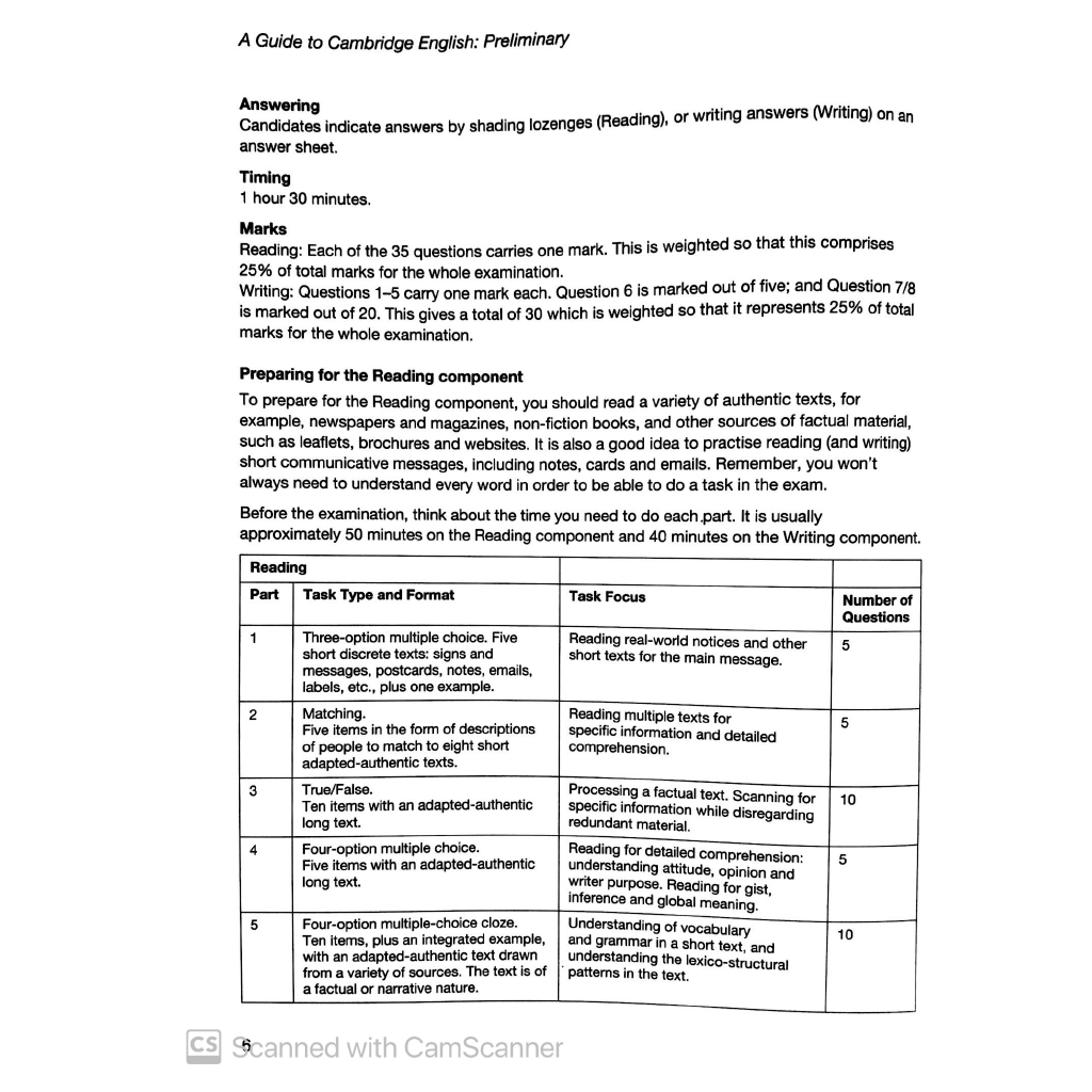 Sách - Cambridge Preliminary English Test 7 Student's Book with Answers FAHASA Reprint Edition