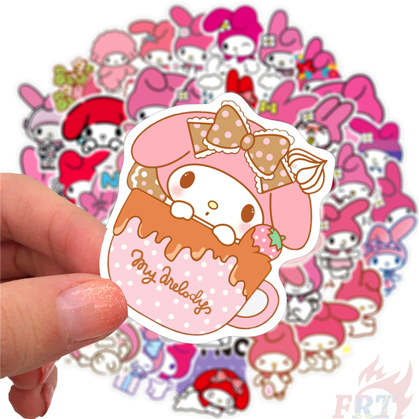 Bộ 50 Hình Dán Nhân Vật Hoạt Hình My Melody - Series 02 Sanrio