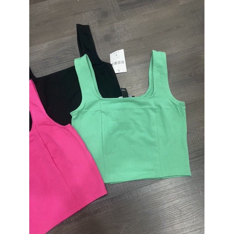 Áo croptop body dây bản to